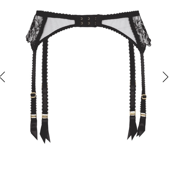 Agent Provocateur Black Lace Garter - Picture 2 of 6